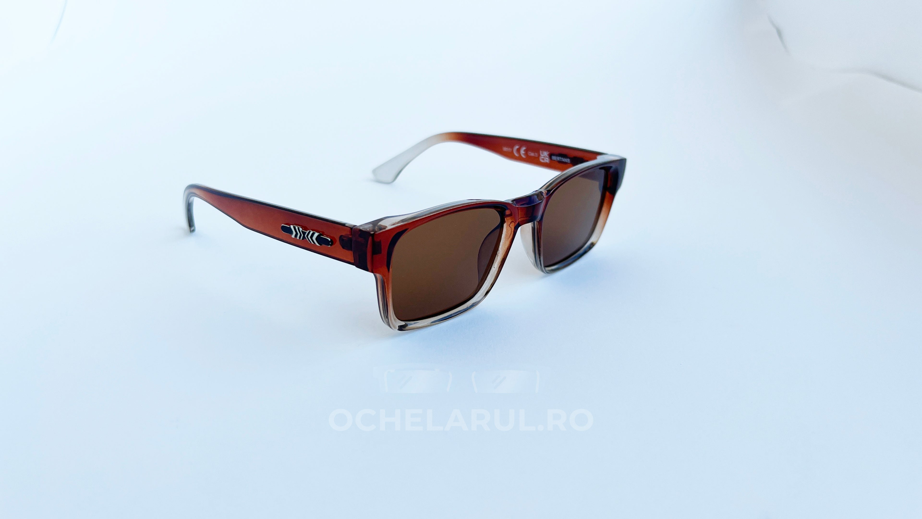 Ochelari de soare Retro Pătrați Gri