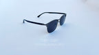 Ochelari de soare Armani EA2164D Style Polarizati, rama gri gunmetal si lentile negre, prezentare