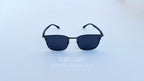 Ochelari de soare Armani EA2164D Style Polarizati, rama gri gunmetal si lentile negre, vedere fata