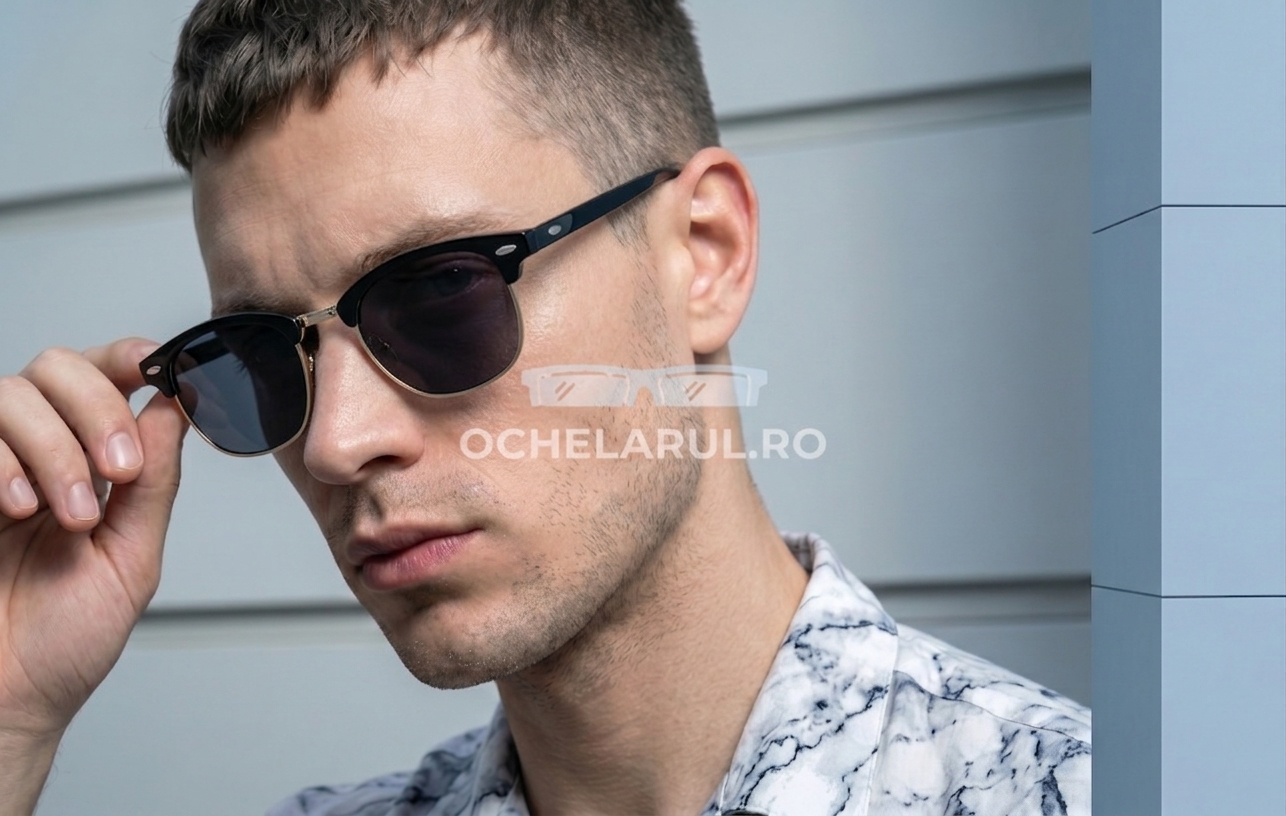 Ochelari de soare Clubmaster Polarizați