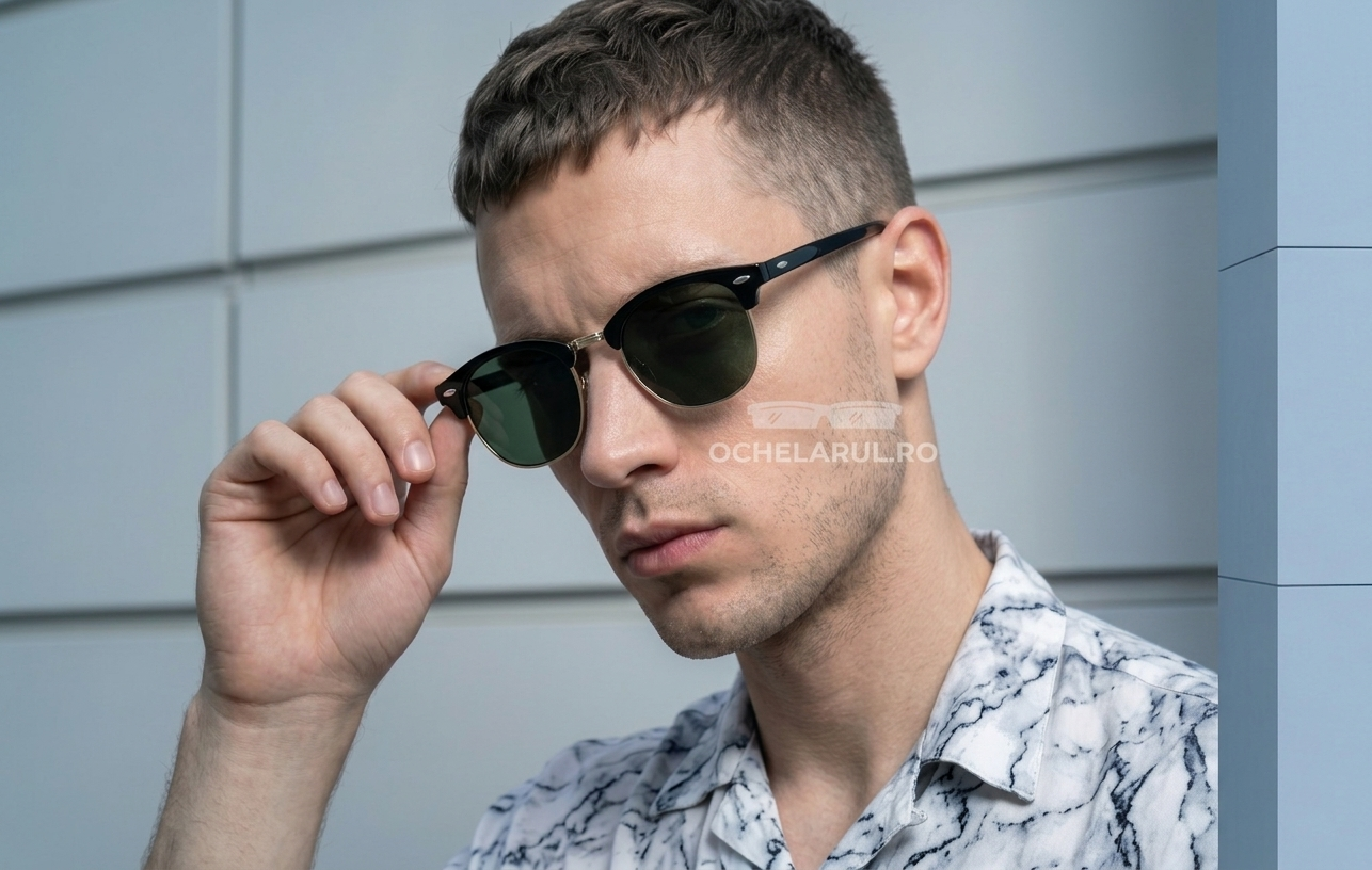 Ochelari de soare Clubmaster Polarizați