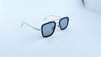 Ochelari de soare Dita Flight Style - Polarizați Fotocromatici cu rame argintii și lentile gri polarizate pentru bărbați.