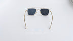 Ochelari de soare Dita Flight Style - Rama aurie transparenta, Lentile negre - vedere spate