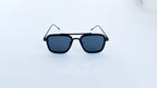 Ochelari de soare Dita Flight Style - Rama neagra, Lentile negre - vedere fata