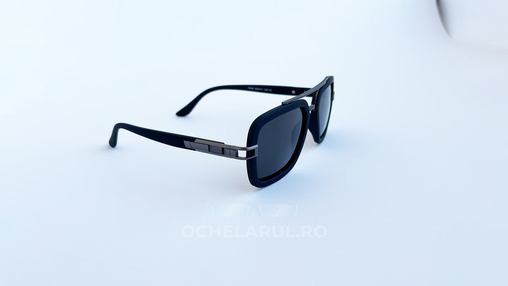 Ochelari de soare Dita LXN-EVO Polarizati, rama negru mat si lentile negre, vedere laterala