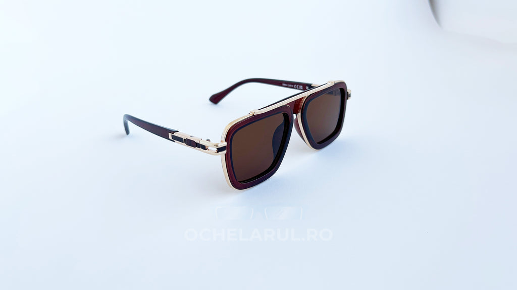 Ochelari de soare Dita LXN-EVO Style, rame maro, lentile închise, protecție UV400.