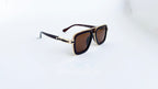 Ochelari de soare Dita LXN-EVO Style - Rama maro-aurie - Lentile violet degrade - Prezentare produs