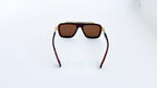 Ochelari de soare Dita LXN-EVO Style - Rama maro-aurie - Lentile violet degrade - Vedere spate
