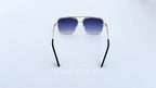 Ochelari de soare Dita Mach Six Style cu rame aurii și lentile violet degrade, design pentru bărbați, ochelari de soare barbati ochelarul.ro.