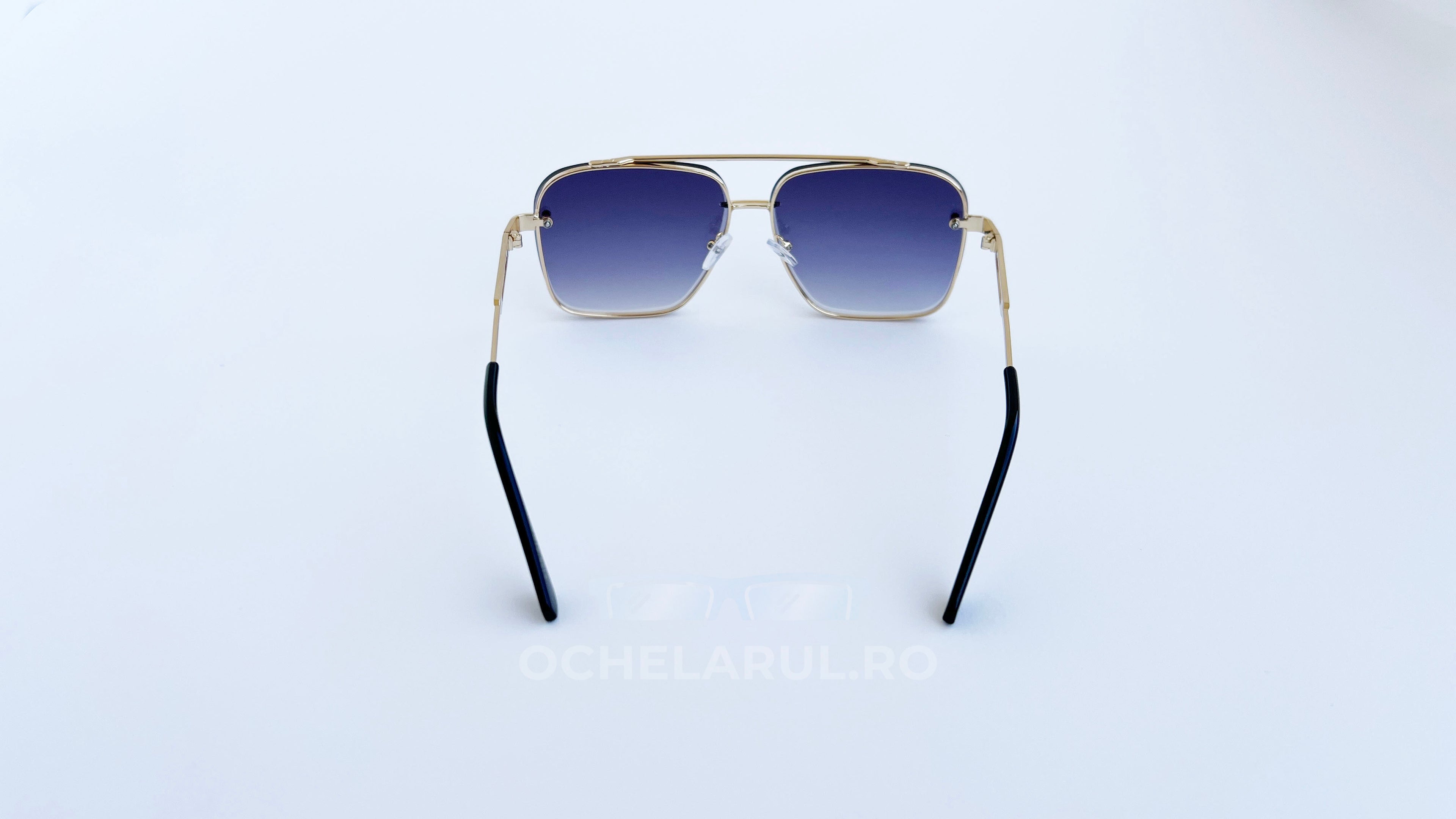 Ochelari de soare Dita Mach Six Style cu rame aurii și lentile violet degrade, design pentru bărbați, ochelari de soare barbati ochelarul.ro.