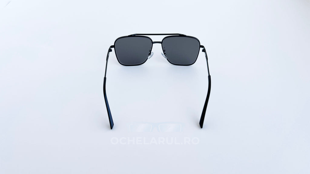 Ochelari de soare Dita Mach Six Style cu rame negre și lentile întunecate, design bărbați modern.