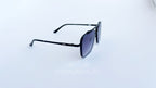 Ochelari de soare Dita Mach Six Style - Rama neagra, Lentile violet degrade - vedere laterala