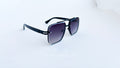Ochelari de soare Dita Mach Six Style  brate late - Rama neagra, Lentile violet degrade - prezentare