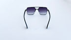 Ochelari de soare Dita Mach Six Style  brate late - Rama neagra, Lentile violet degrade - vedere spate