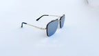 Ochelari de soare Dita Mach Six Style - Rama aurie, Lentile gri oglinda - prezentare