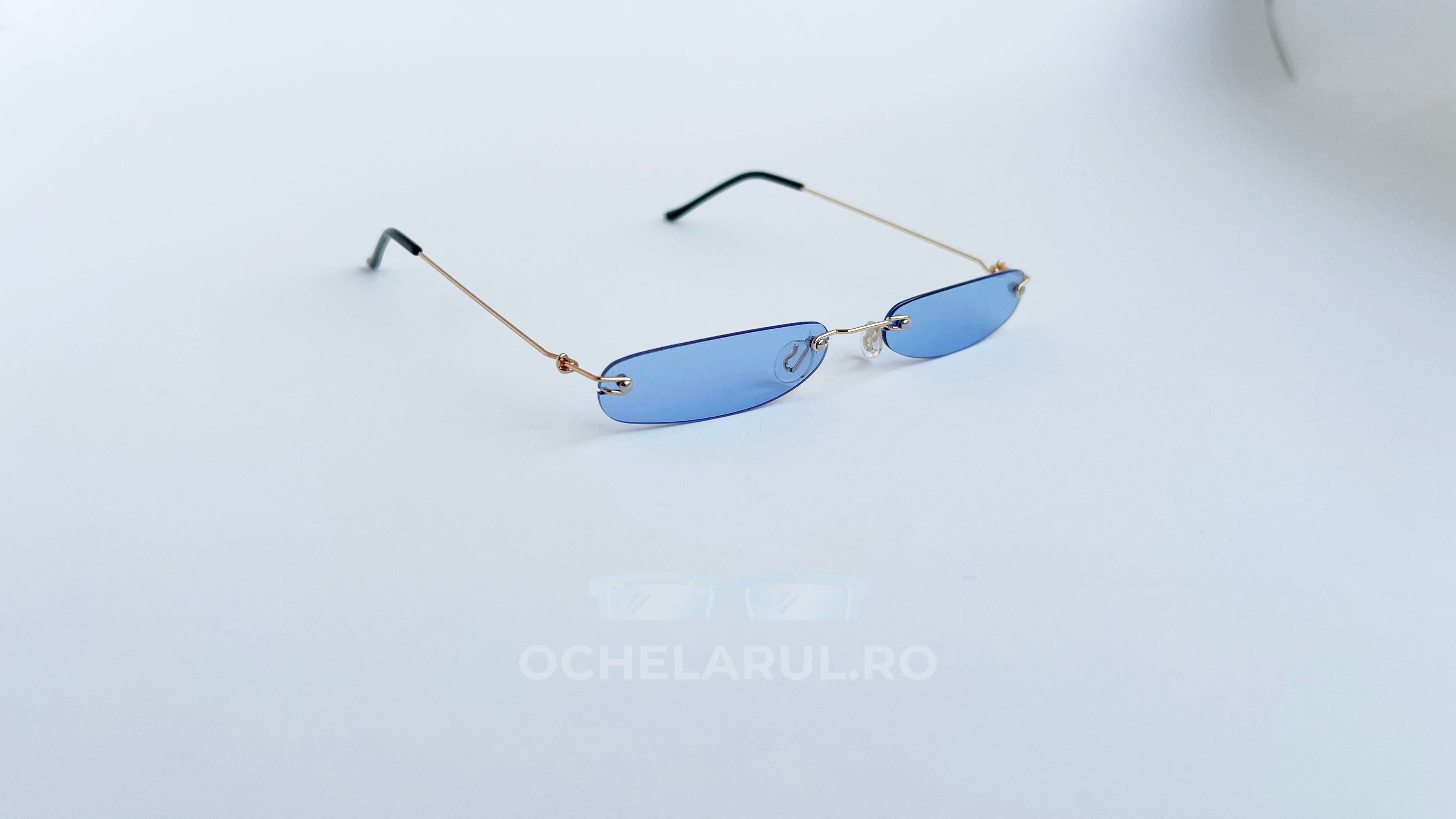 Ochelari de soare Fashion Rimless Vintage Style