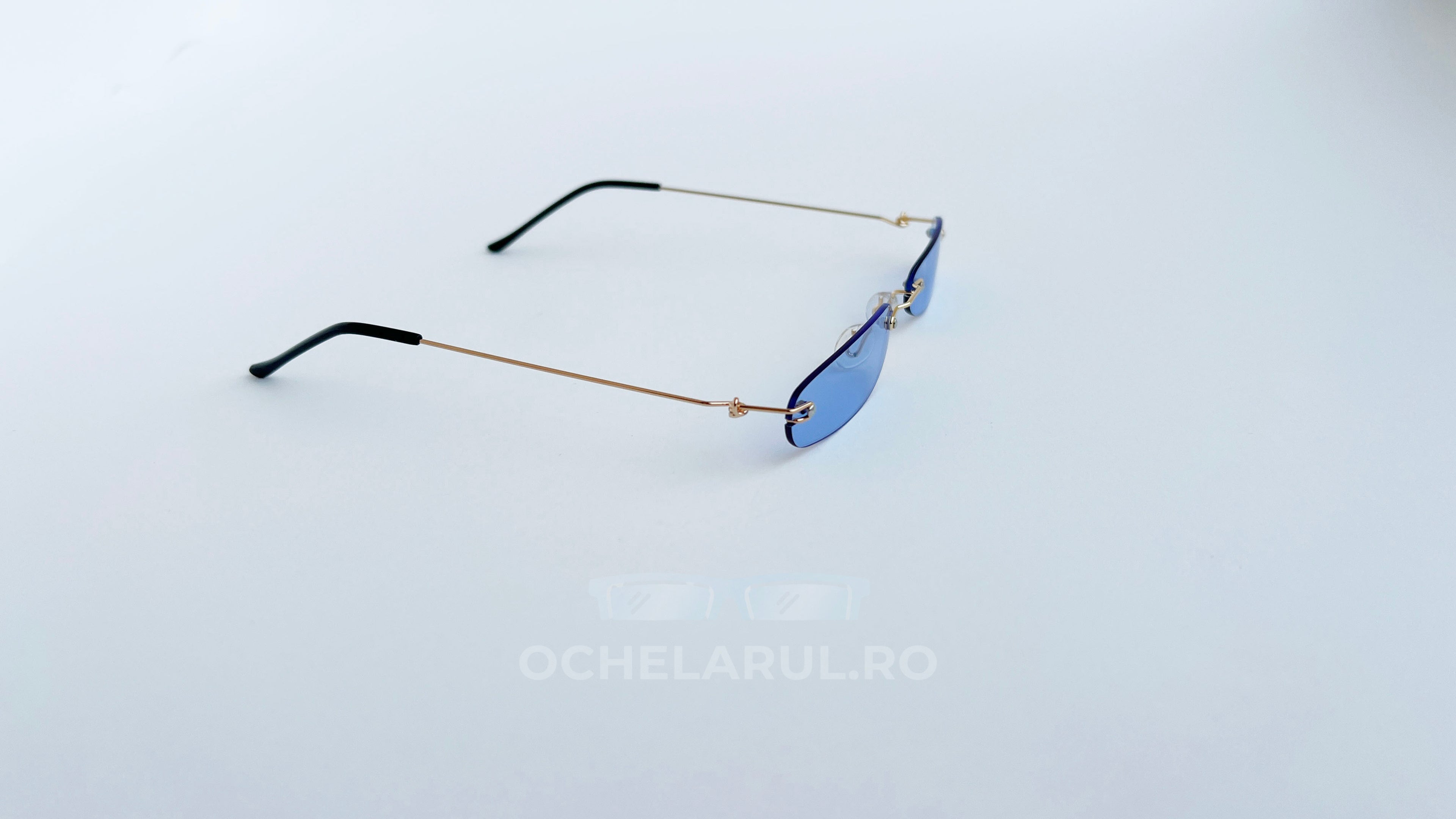 Ochelari de soare Fashion Rimless Vintage Style