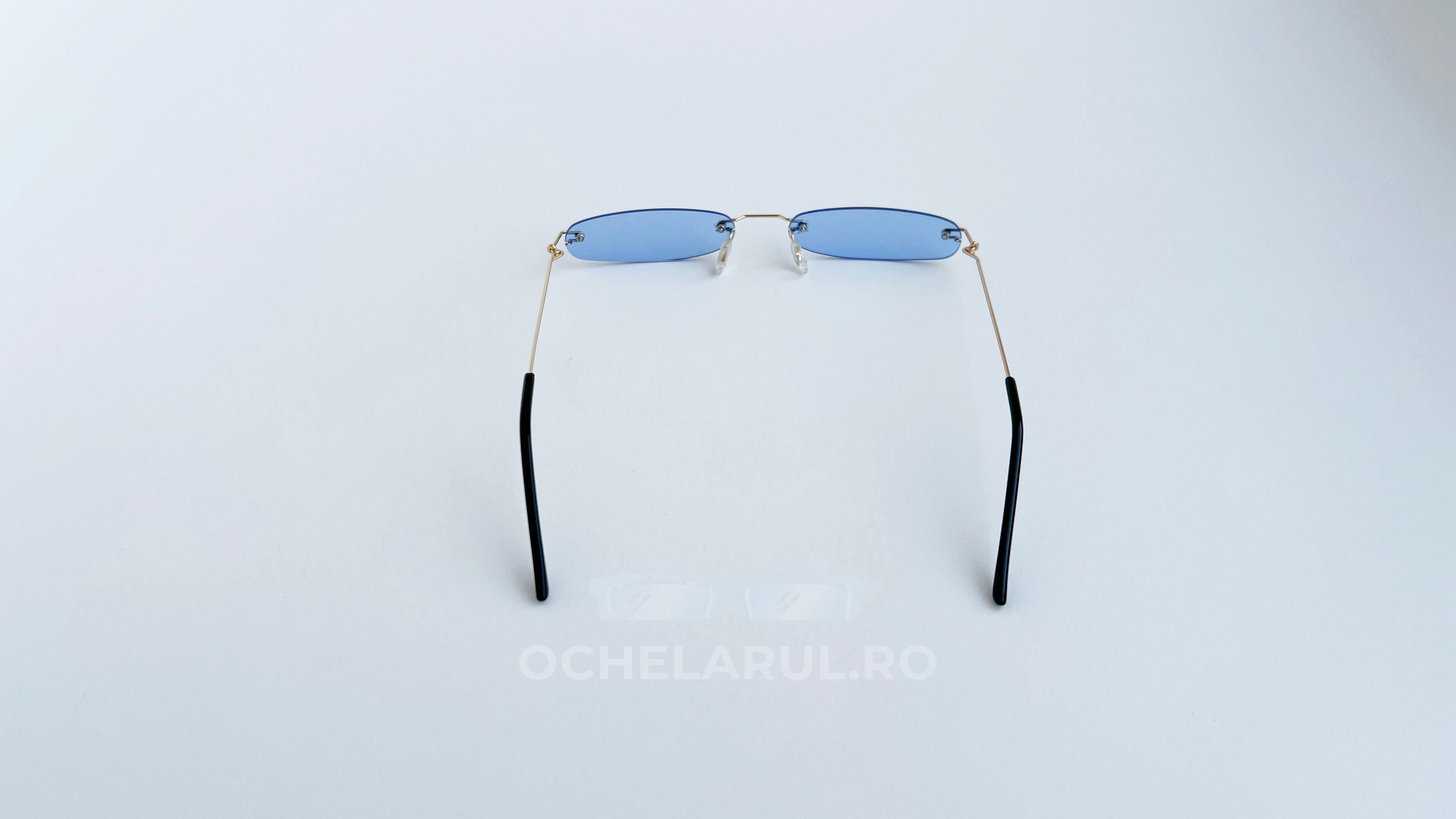 Ochelari de soare Fashion Rimless Vintage Style