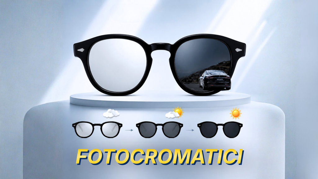 Ochelari  de soare Moscot Lemtosh - Rama neagra lentile gri Polarizate Fotocromatice - Explicatii lentile - ochelarul.ro