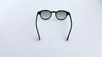 Ochelari de soare Moscot Lemtosh style, rama neagra si lentile verzi degrade, vedere spate