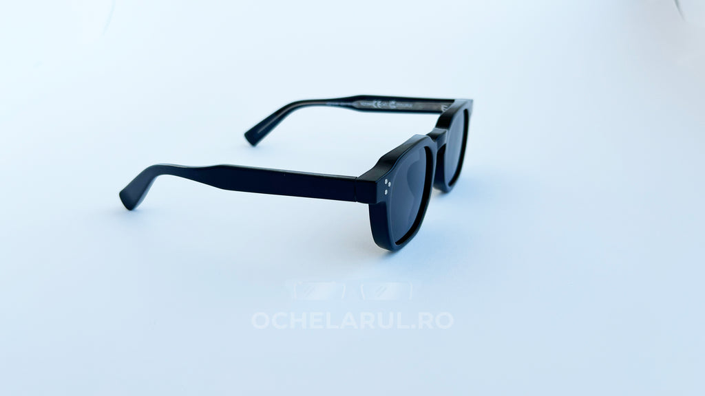 Ochelari de soare Moscot Style Pătrați Negri