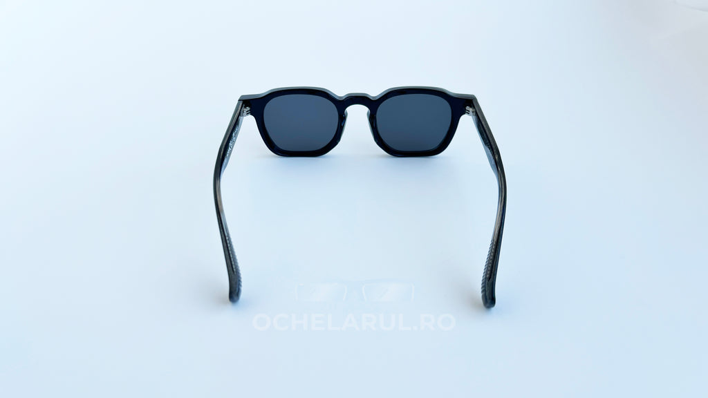 Ochelari de soare Moscot Style Pătrați Negri