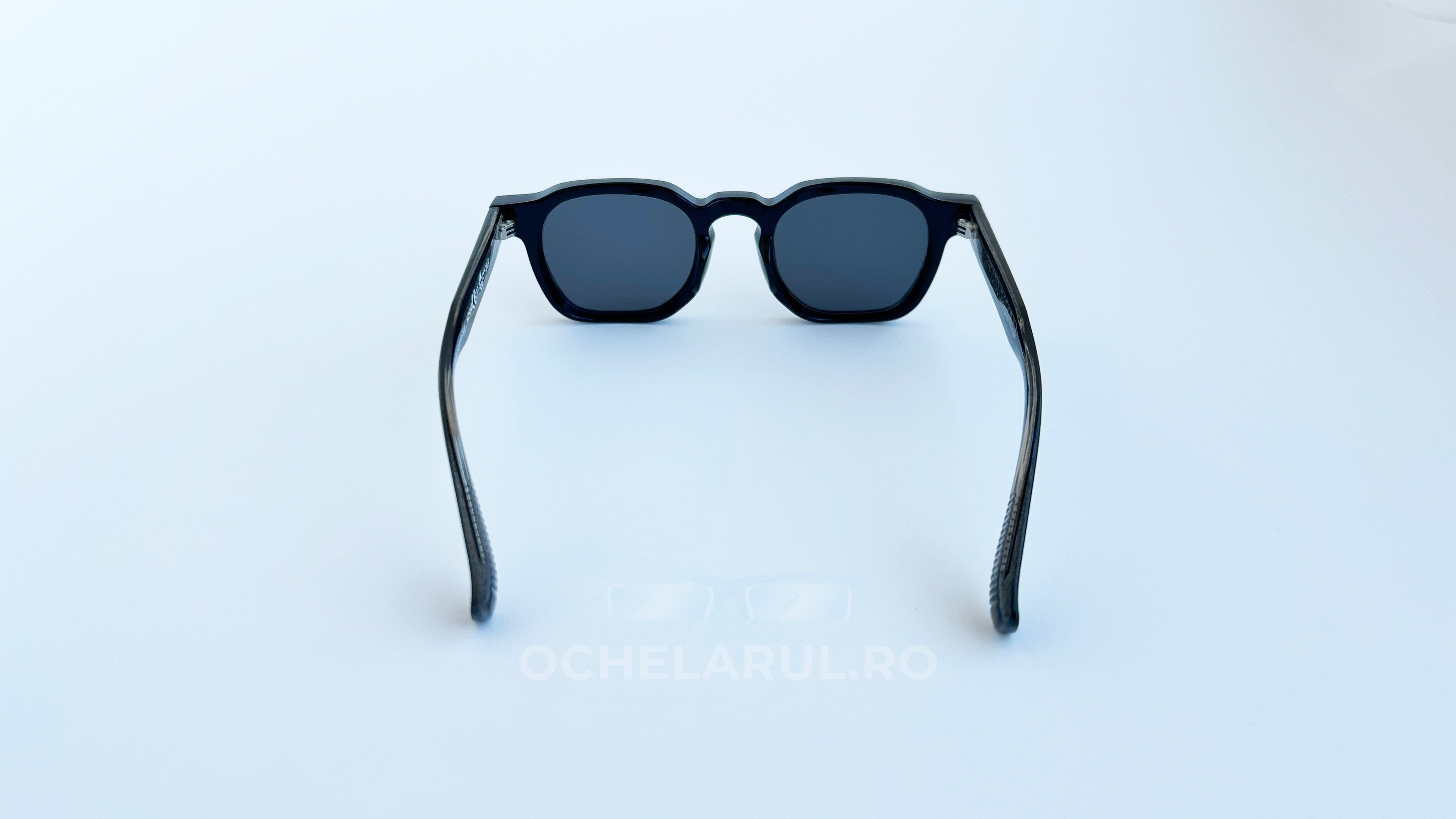 Ochelari de soare Moscot Style Pătrați Negri
