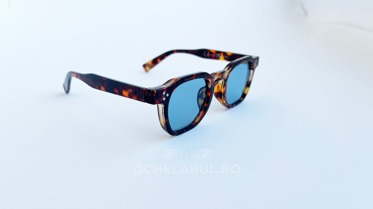 Ochelari de soare Moscot Patrati Albastri