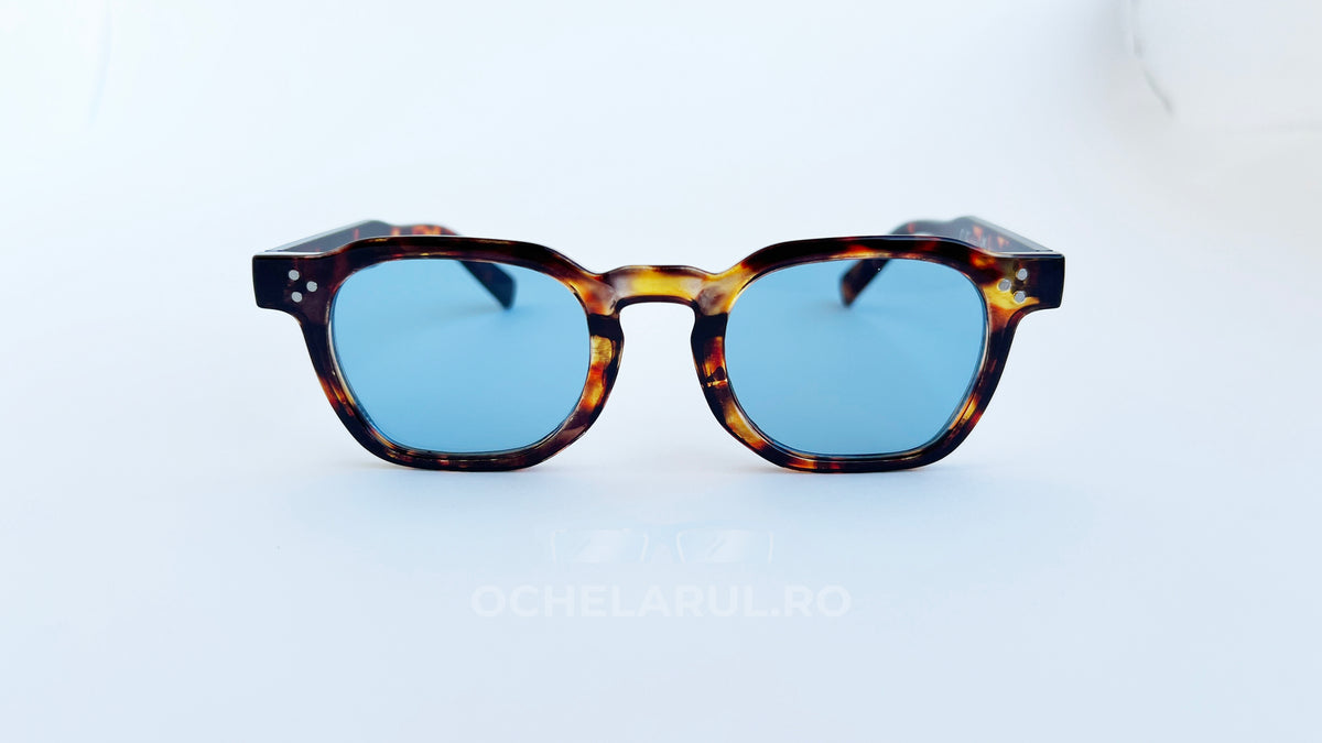 Ochelari de soare Moscot Patrati Albastri