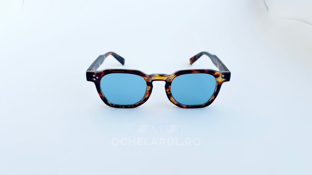 Ochelari de soare Moscot Patrati Albastri