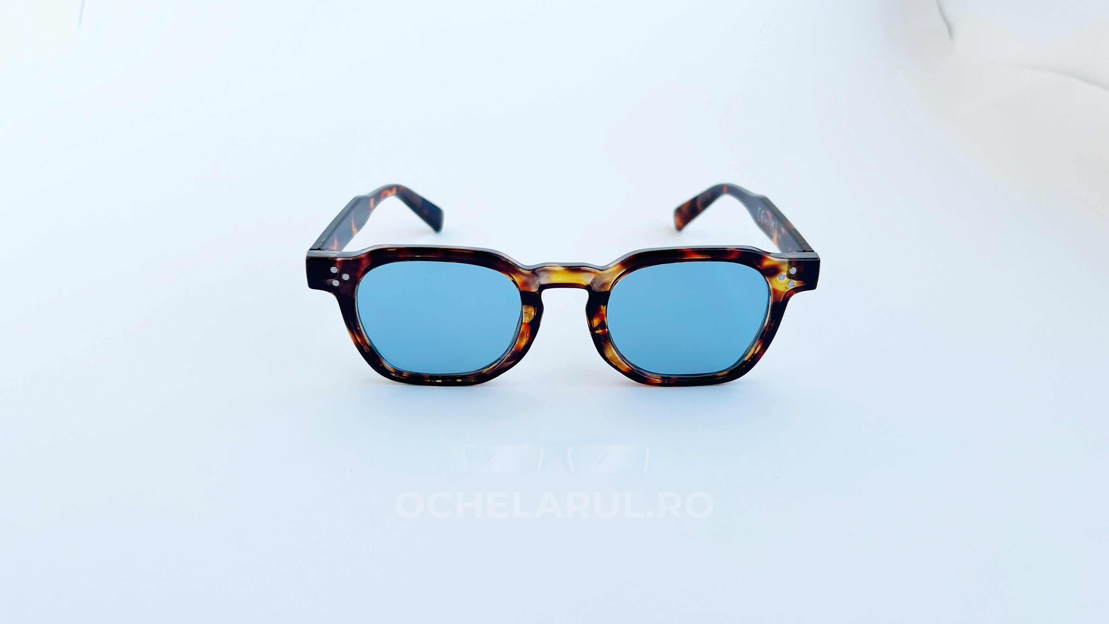 Ochelari de soare Moscot Patrati Albastri