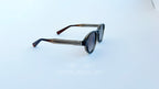 Ochelari de soare Moscot Style cu rame late si lentile inchise la culoare, design masculin si modern.