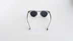 Ochelari de soare Oliver Peoples Style cu rame gri transparente și lentile gri, stil unisex din ochelarul.ro