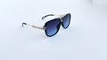 Ochelari de soare Pilot Style, rama neagra, lentile violet degrade, prezentare