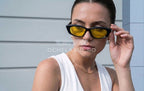 Ochelari de soare Rectangulari Retro pentru Femei