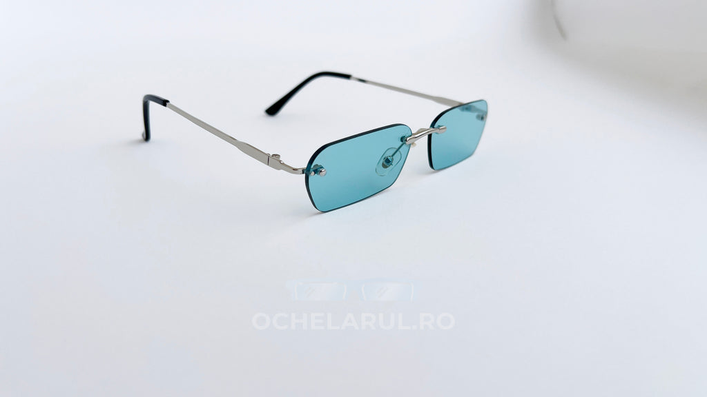 Ochelari de soare Rimless Dreptunghiulari