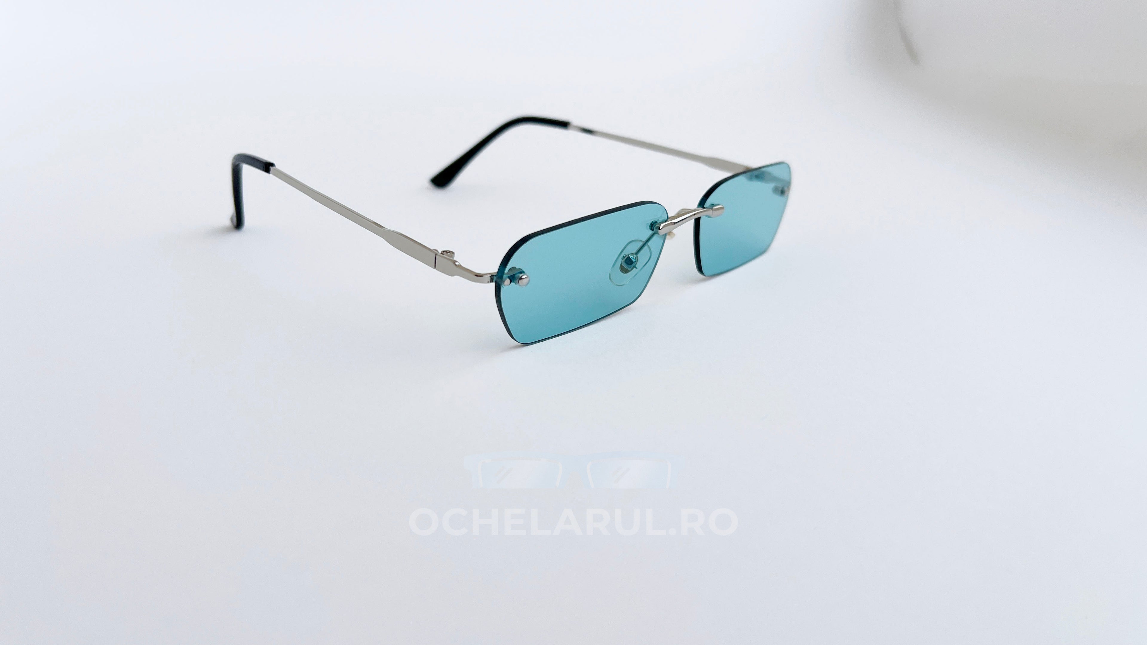 Ochelari de soare Rimless Dreptunghiulari