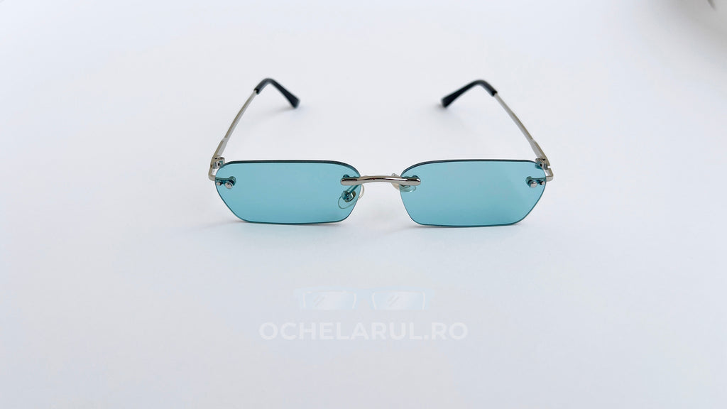 Ochelari de soare Rimless Dreptunghiulari