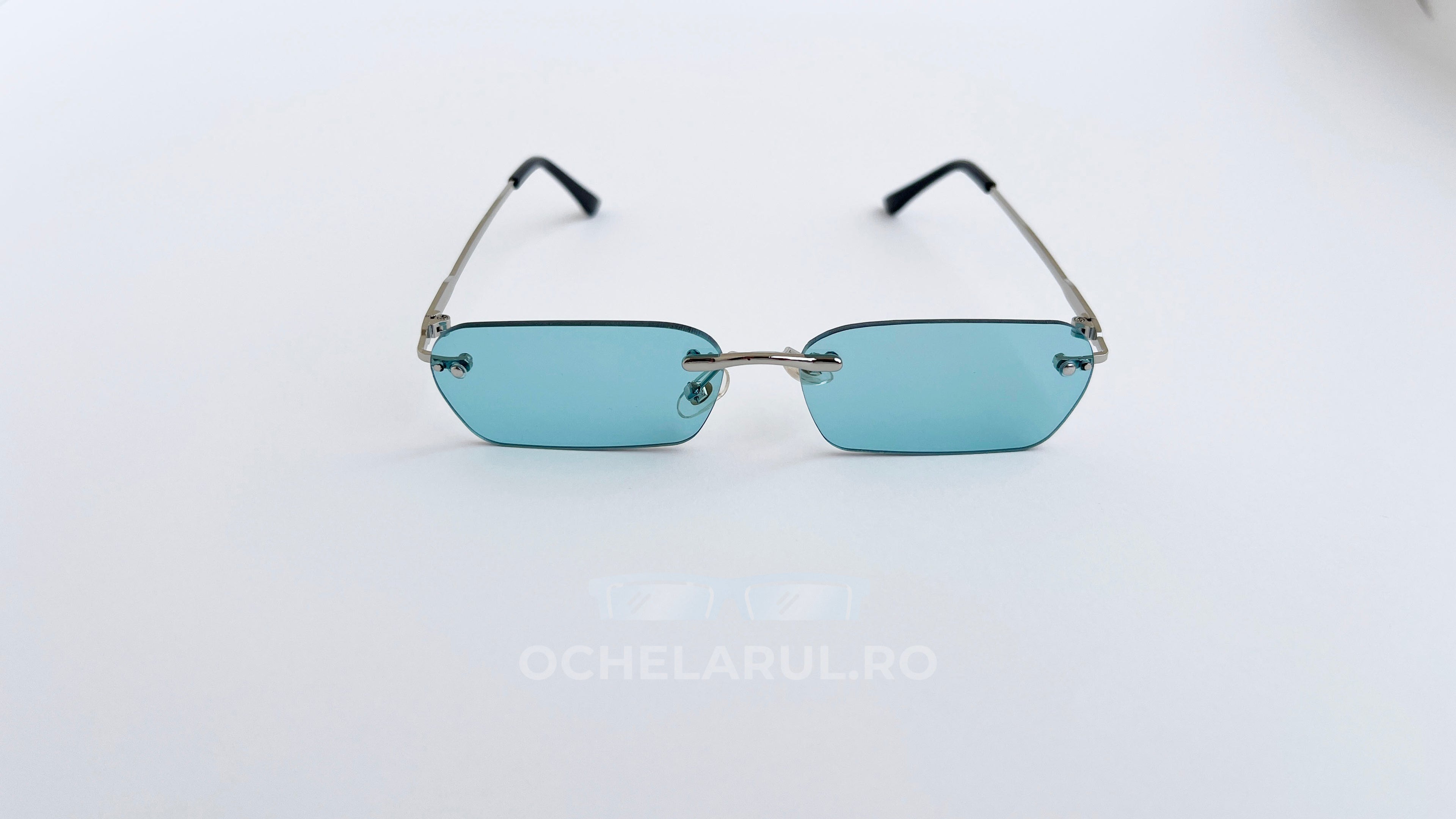 Ochelari de soare Rimless Dreptunghiulari