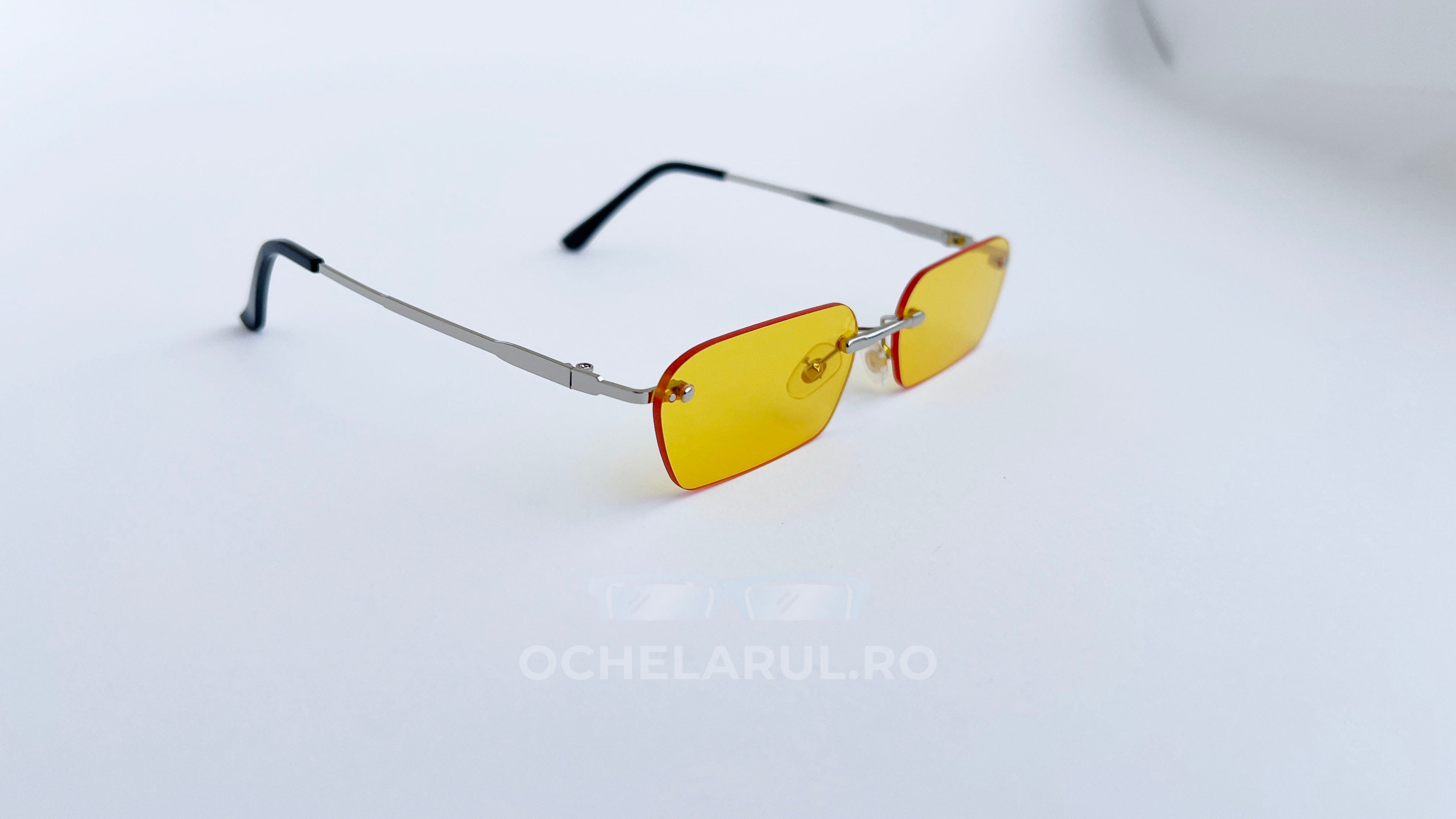 Ochelari de soare Rimless Dreptunghiulari