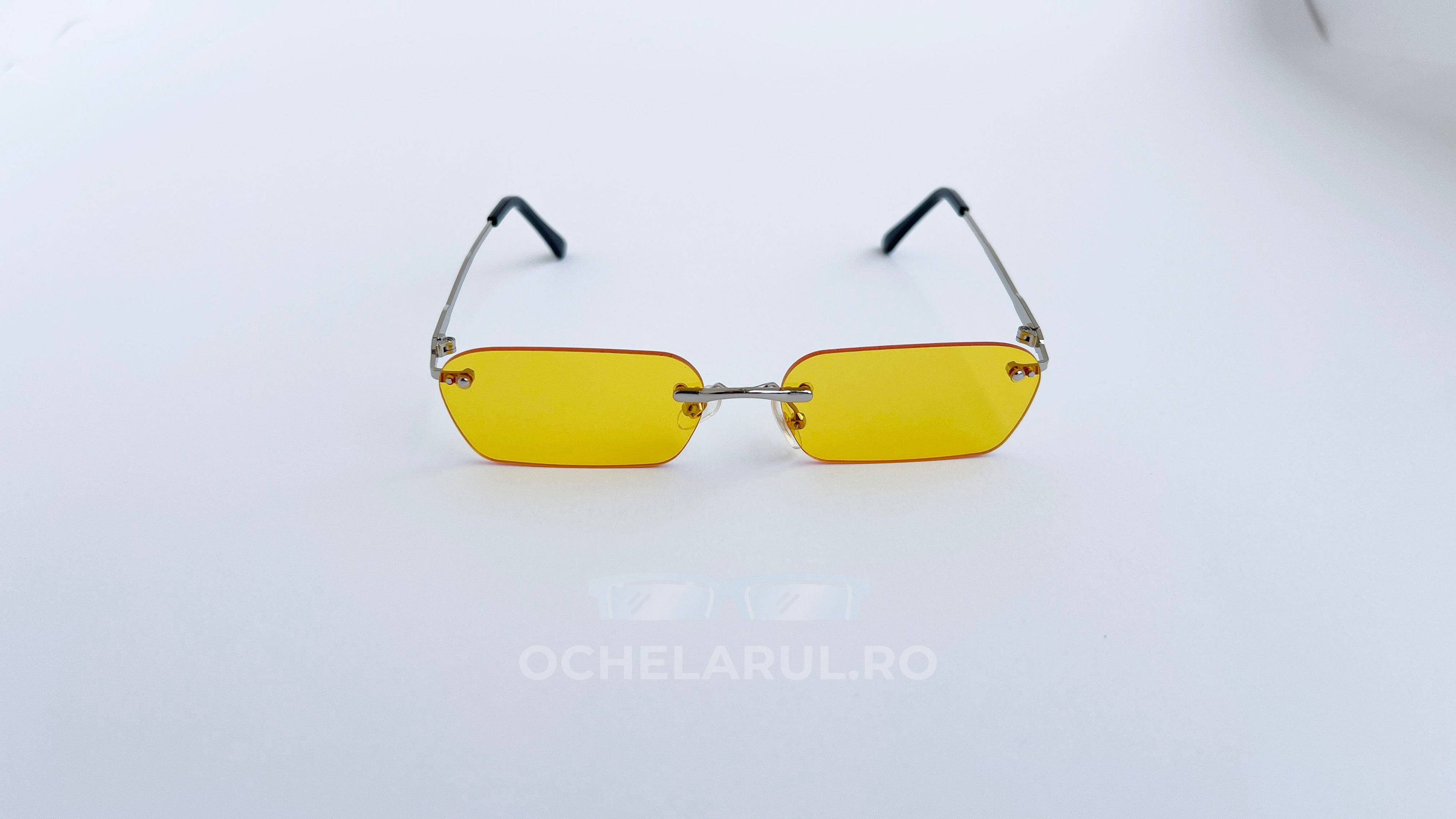 Ochelari de soare Rimless Dreptunghiulari