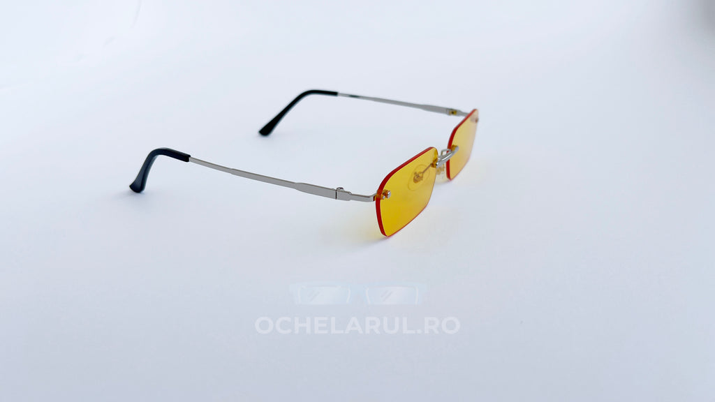 Ochelari de soare Rimless Dreptunghiulari