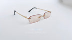 Ochelari de soare Rimless Dreptunghiulari