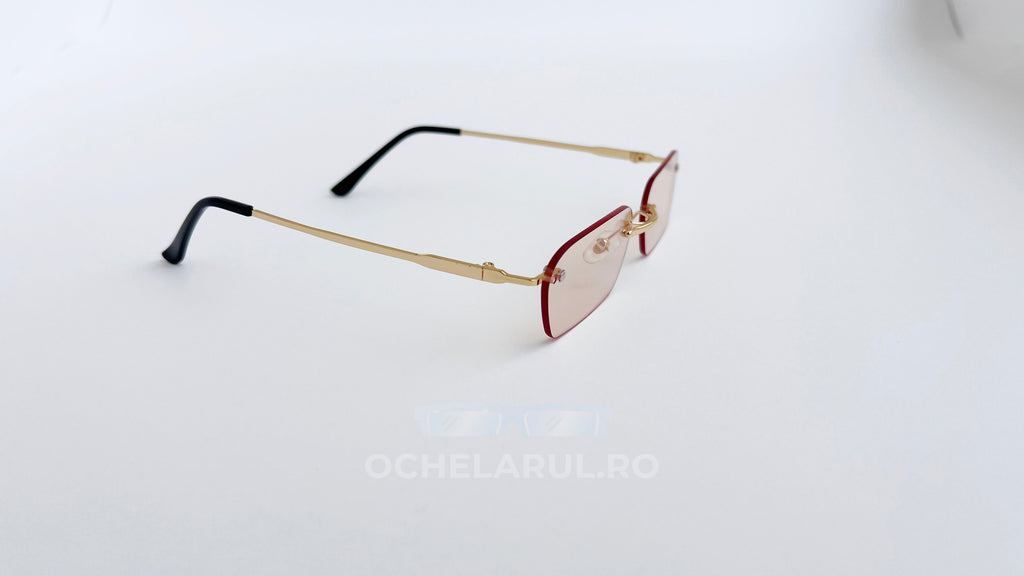 Ochelari de soare Rimless Dreptunghiulari