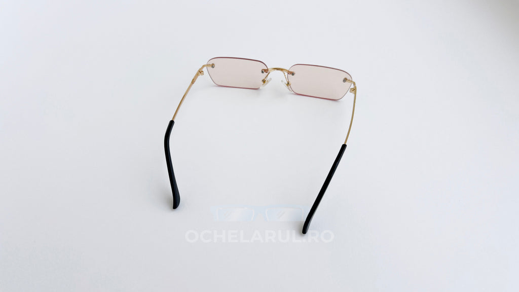 Ochelari de soare Rimless Dreptunghiulari