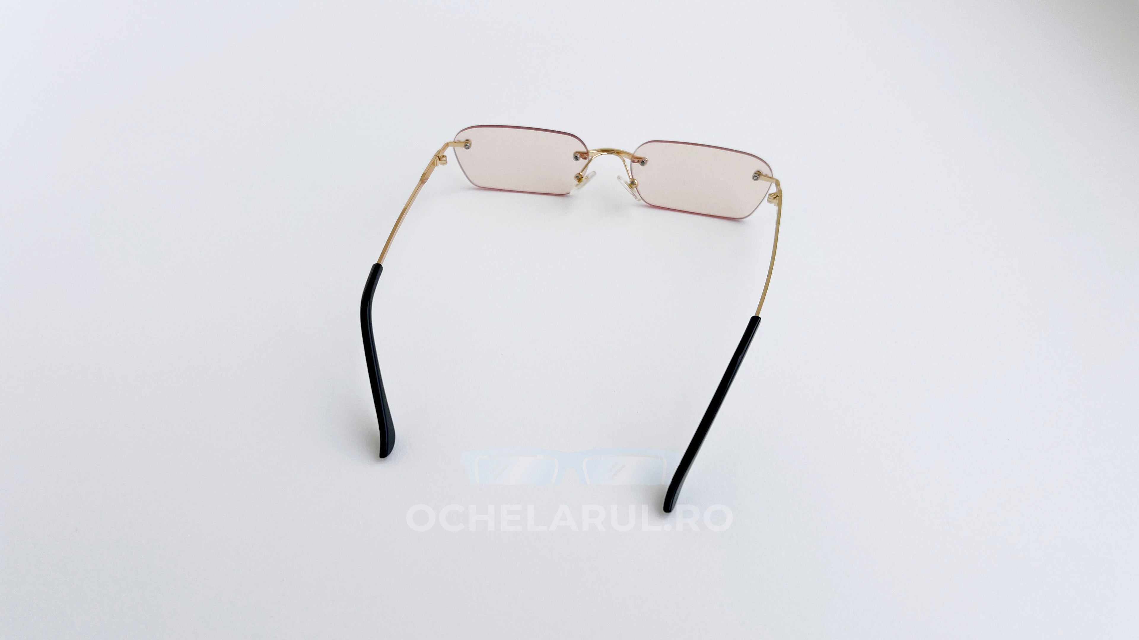 Ochelari de soare Rimless Dreptunghiulari