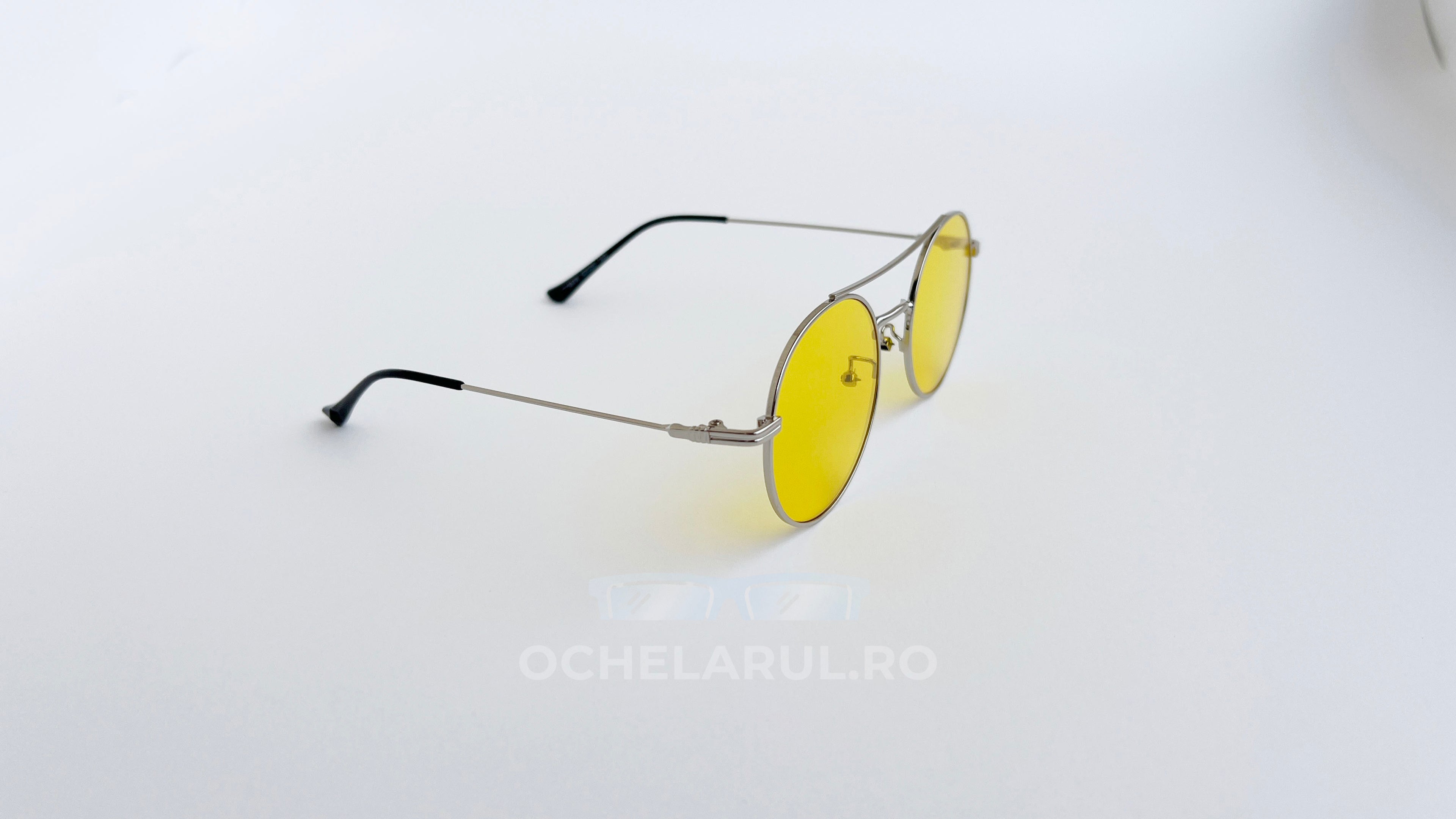 Ochelari de soare Rotunzi cu Punte dublă