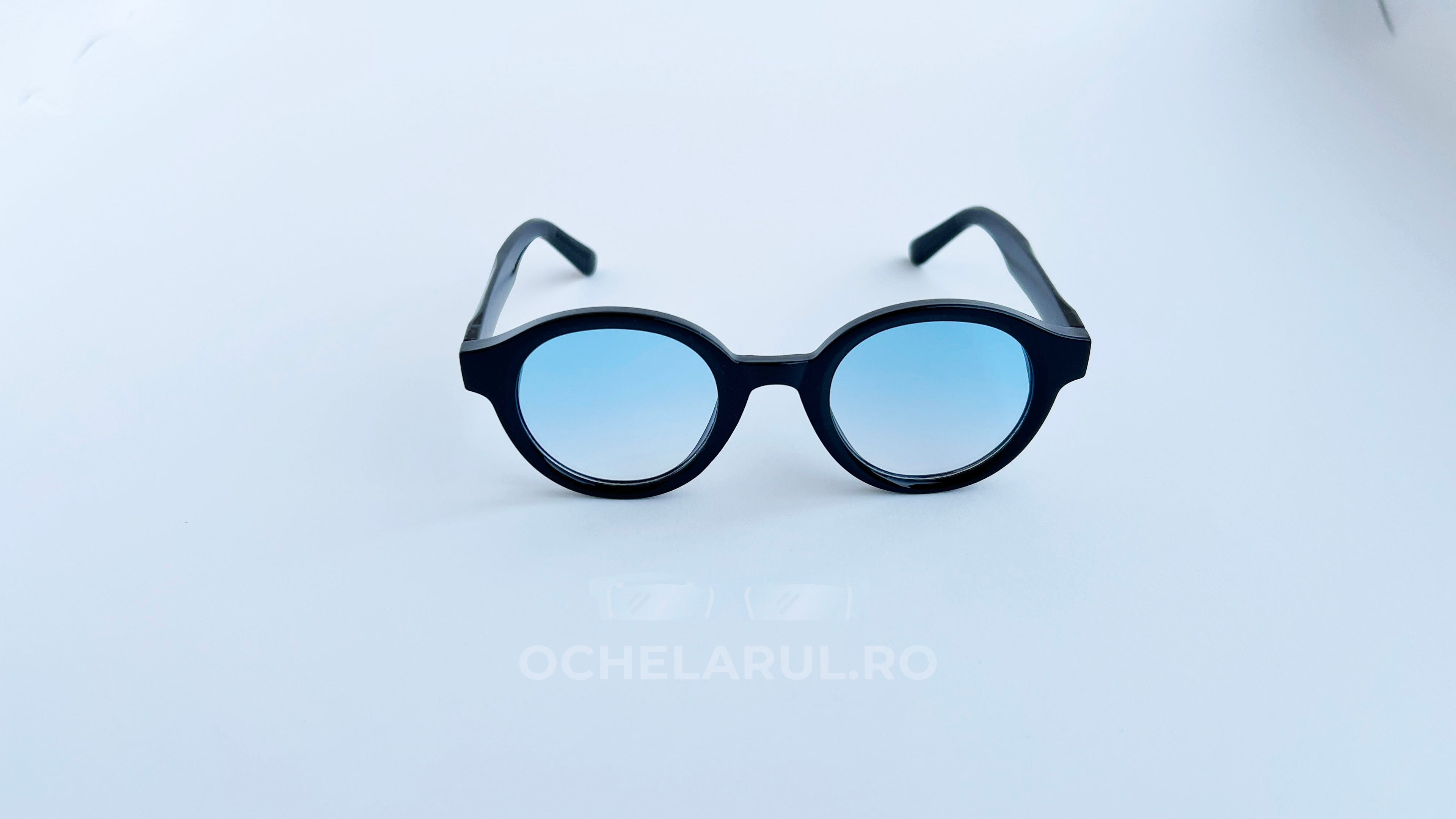 Ochelari de soare Rotunzi cu Rama Groasă