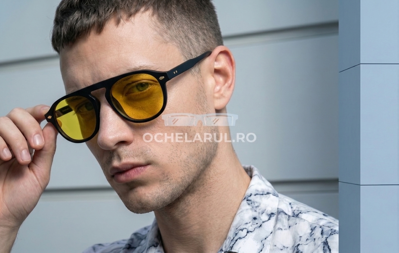 Ochelari de soare Round Pilot