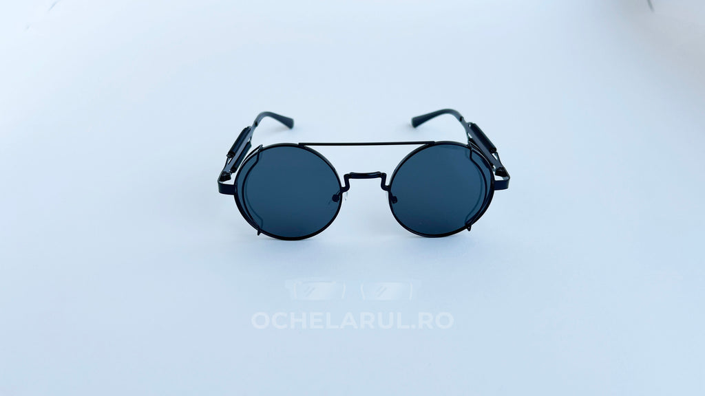 Ochelari de soare Rotunzi Steampunk Brațe cu arcuri
